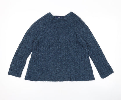 Womens UK Size 12 NEXT Blue Pullover Jumper
