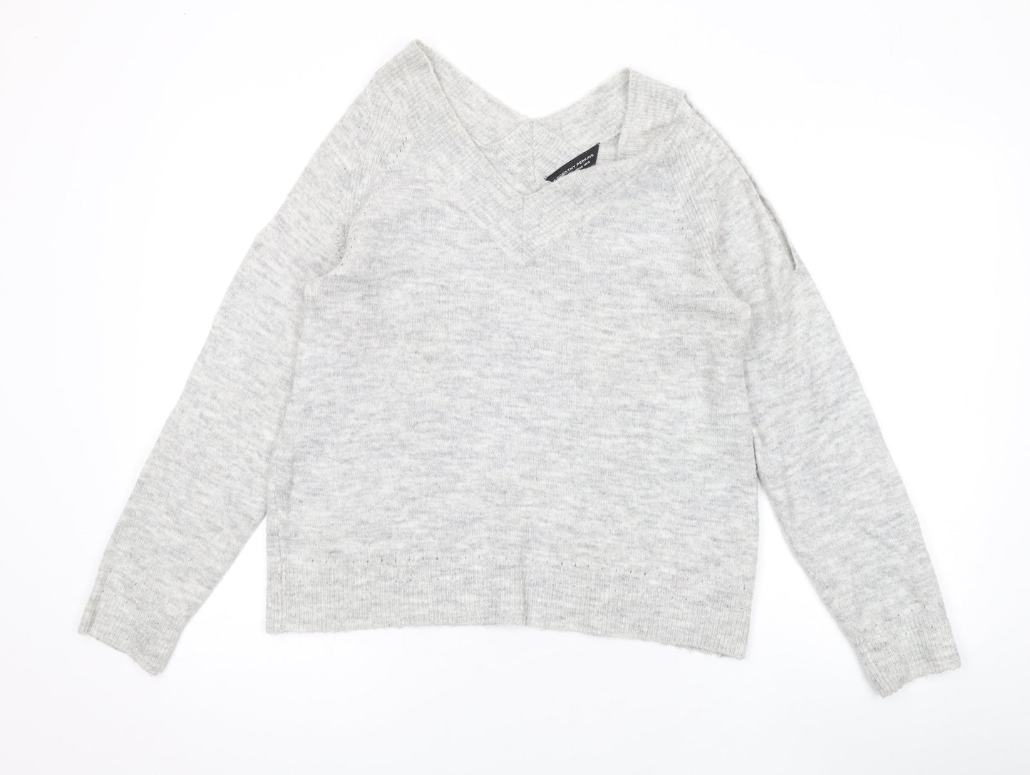 Womens UK Size 12 Dorothy Perkins Grey Pullover Jumper