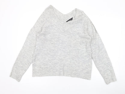 Womens UK Size 12 Dorothy Perkins Grey Pullover Jumper