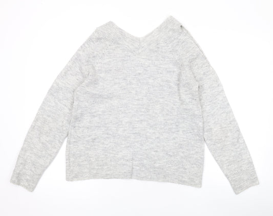 Womens UK Size 12 Dorothy Perkins Grey Pullover Jumper
