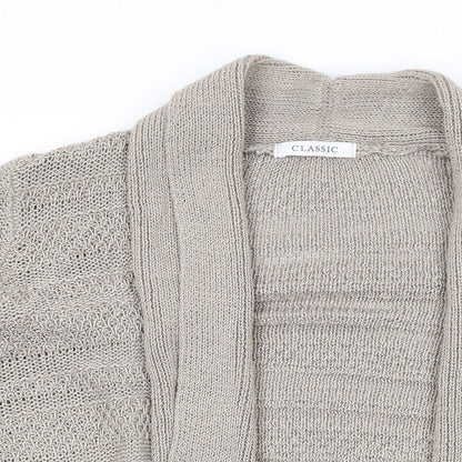 Womens UK Size 16 Marks and Spencer Beige Cardigan Jumper