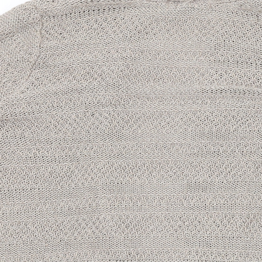 Womens UK Size 16 Marks and Spencer Beige Cardigan Jumper