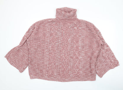 Womens UK Size 14 Very Pink Pullover Jumper