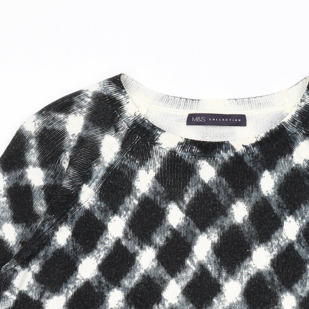 Womens UK Size 10 Marks and Spencer Black Pullover Jumper
