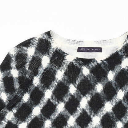Womens UK Size 10 Marks and Spencer Black Pullover Jumper