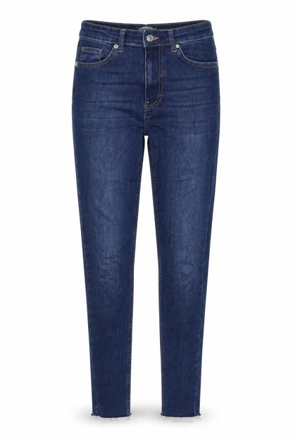 Womens UK Size 8 NA-KD Regular Fit Skinny Blue Jeans
