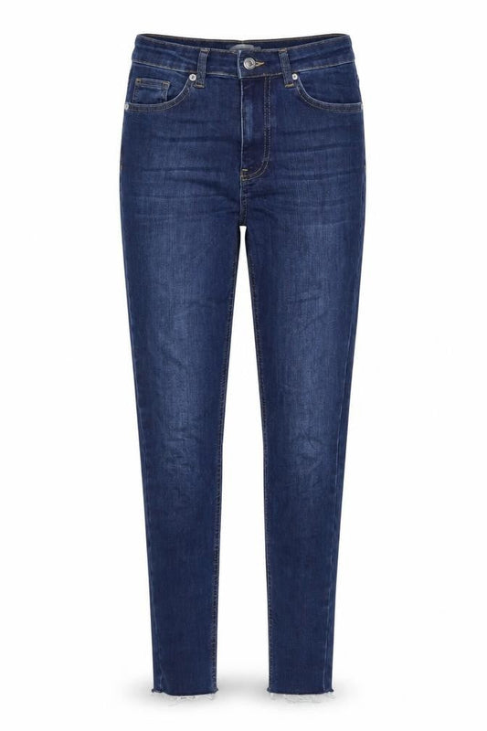 Womens UK Size 8 NA-KD Regular Fit Skinny Blue Jeans