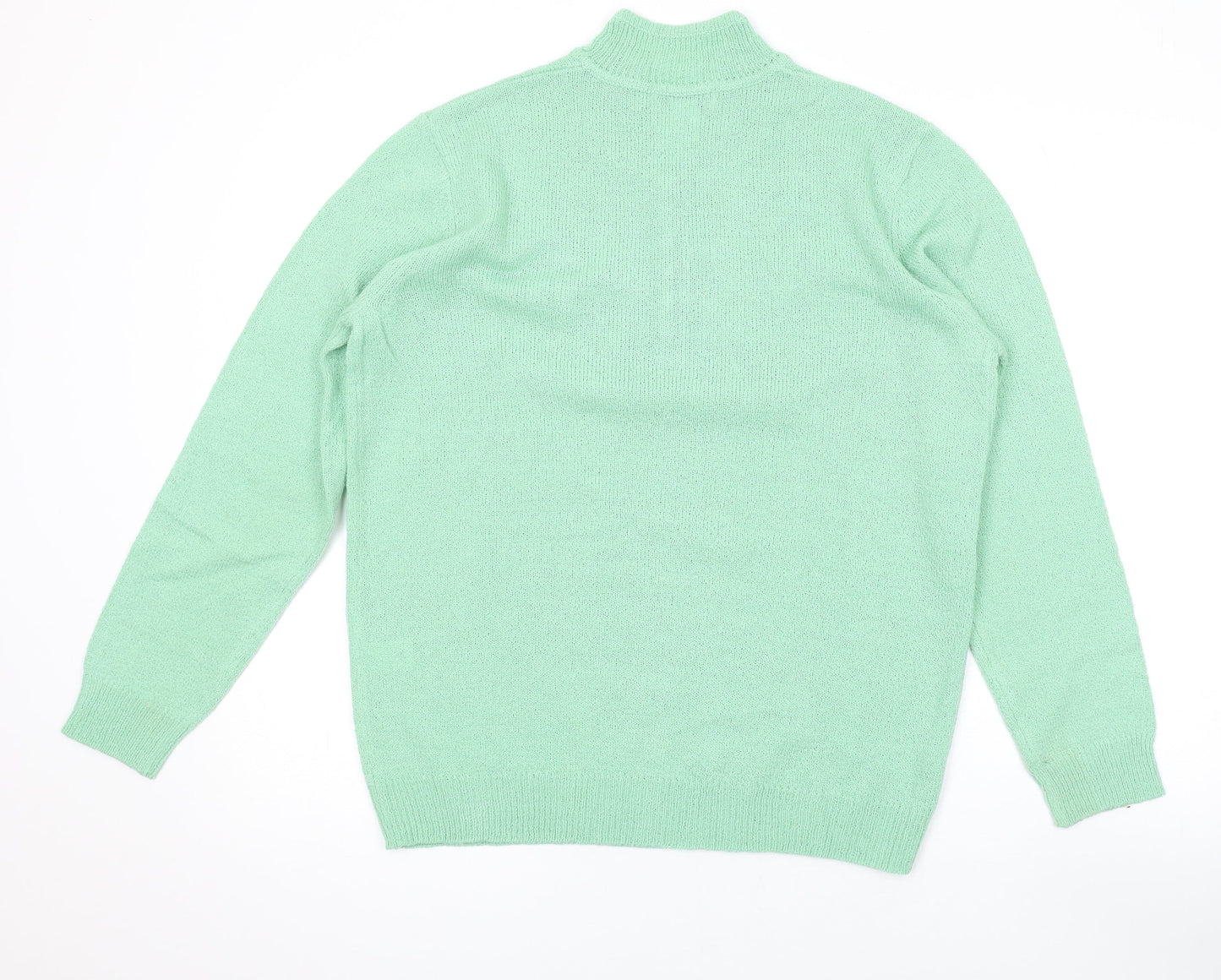 Womens UK Size 18 Charmance Green Pullover Jumper