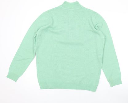 Womens UK Size 18 Charmance Green Pullover Jumper