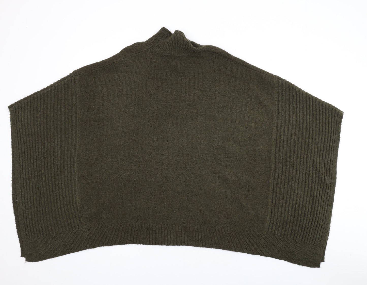 Womens UK Size M Oasis Green Cape Jumper