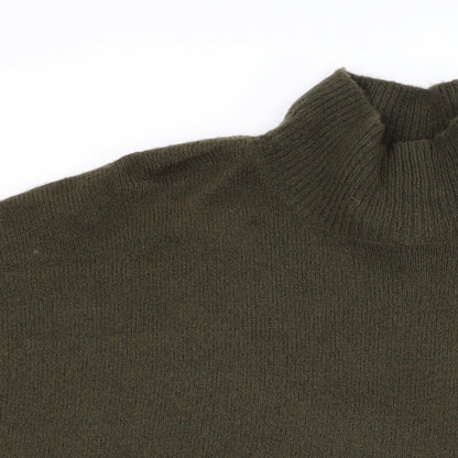 Womens UK Size M Oasis Green Cape Jumper
