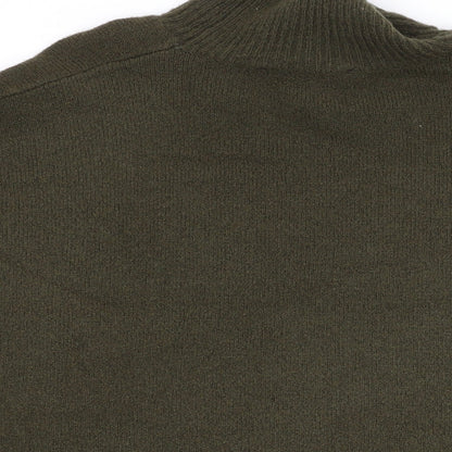 Womens UK Size M Oasis Green Cape Jumper