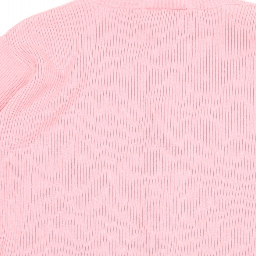 Womens UK Size 14 BHS Pink Cardigan Jumper