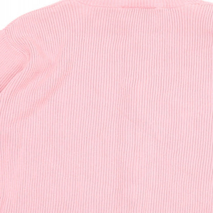 Womens UK Size 14 BHS Pink Cardigan Jumper
