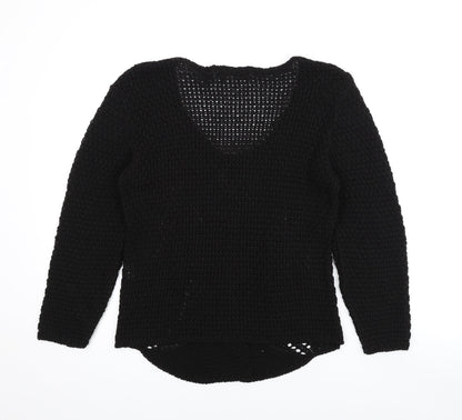 Womens UK Size S Alexara Black Cardigan Jumper