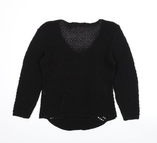 Womens UK Size S Alexara Black Cardigan Jumper
