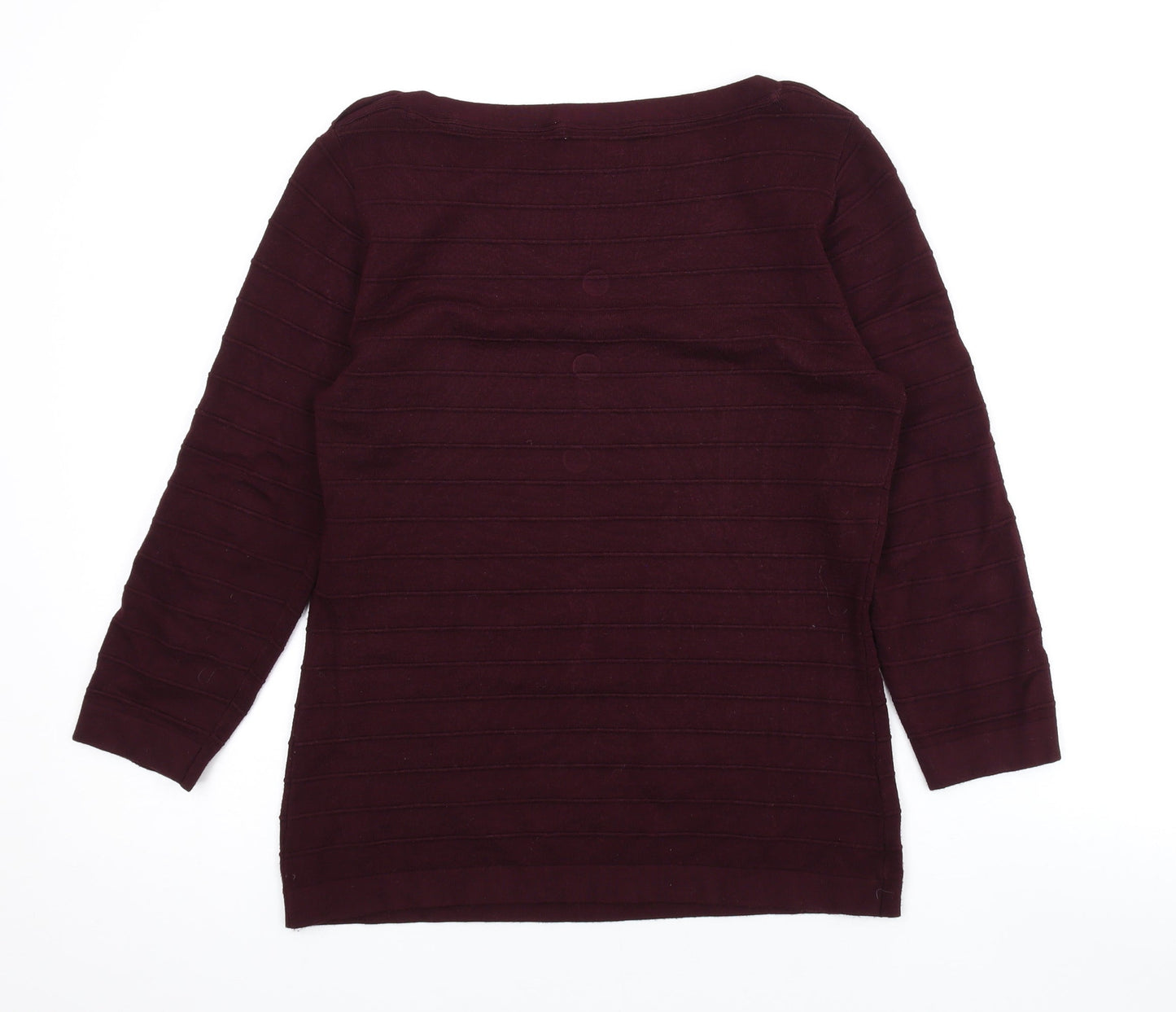 Womens UK Size S Country Casuals Purple Basic Blouse