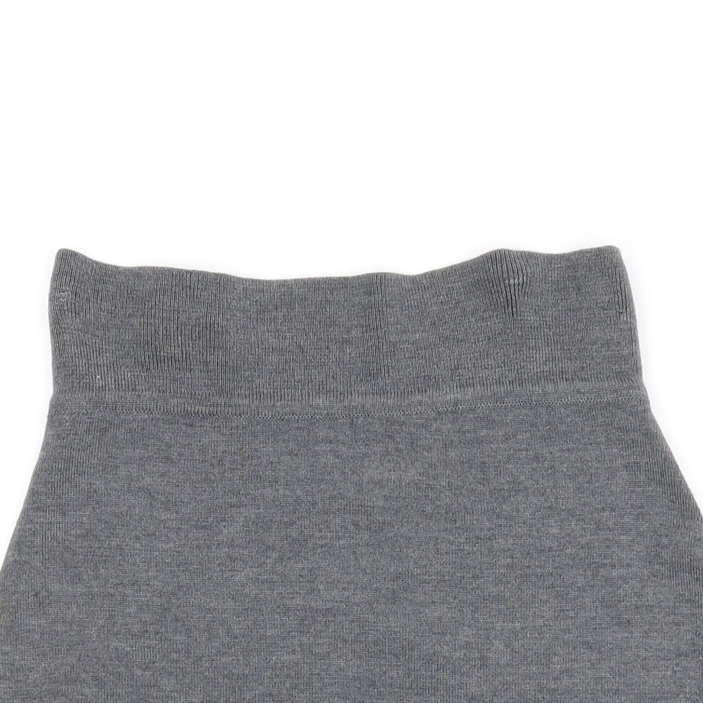 NEXT Womens Grey Wool Mini Skirt Size S