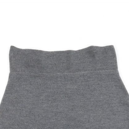 NEXT Womens Grey Wool Mini Skirt Size S