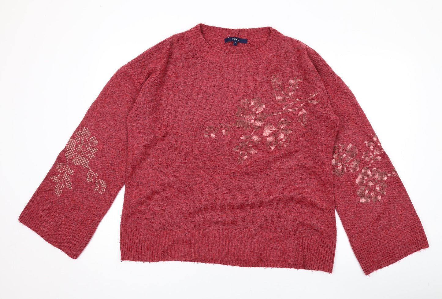 Womens UK Size 10 NEXT Pink Pullover Jumper