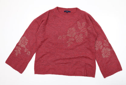 Womens UK Size 10 NEXT Pink Pullover Jumper