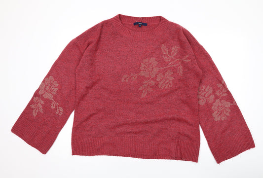 Womens UK Size 10 NEXT Pink Pullover Jumper