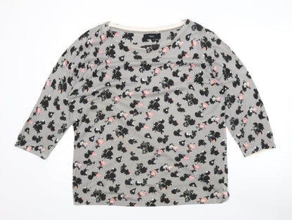 Womens UK Size 10 NEXT Grey Pullover Jumper