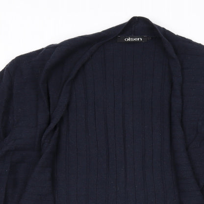 Womens UK Size 10 Olsen Blue Cardigan Jumper