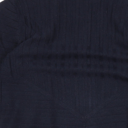 Womens UK Size 10 Olsen Blue Cardigan Jumper
