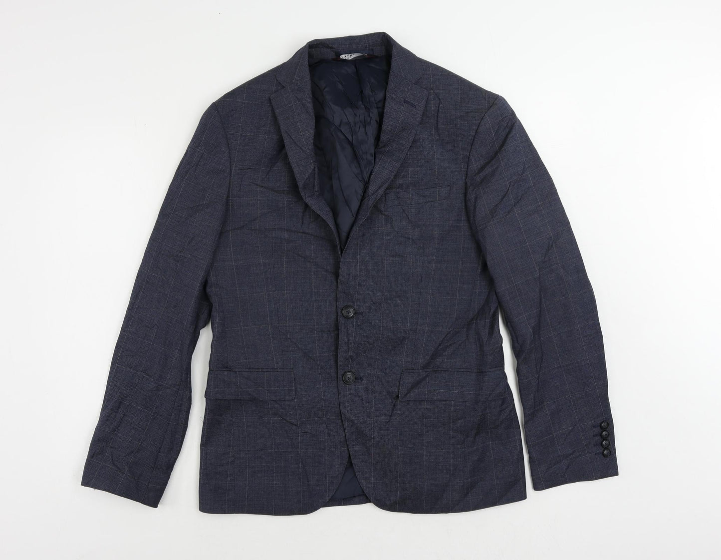 Mens UK Size 38 Marks and Spencer Regular Blue Suit Jacket