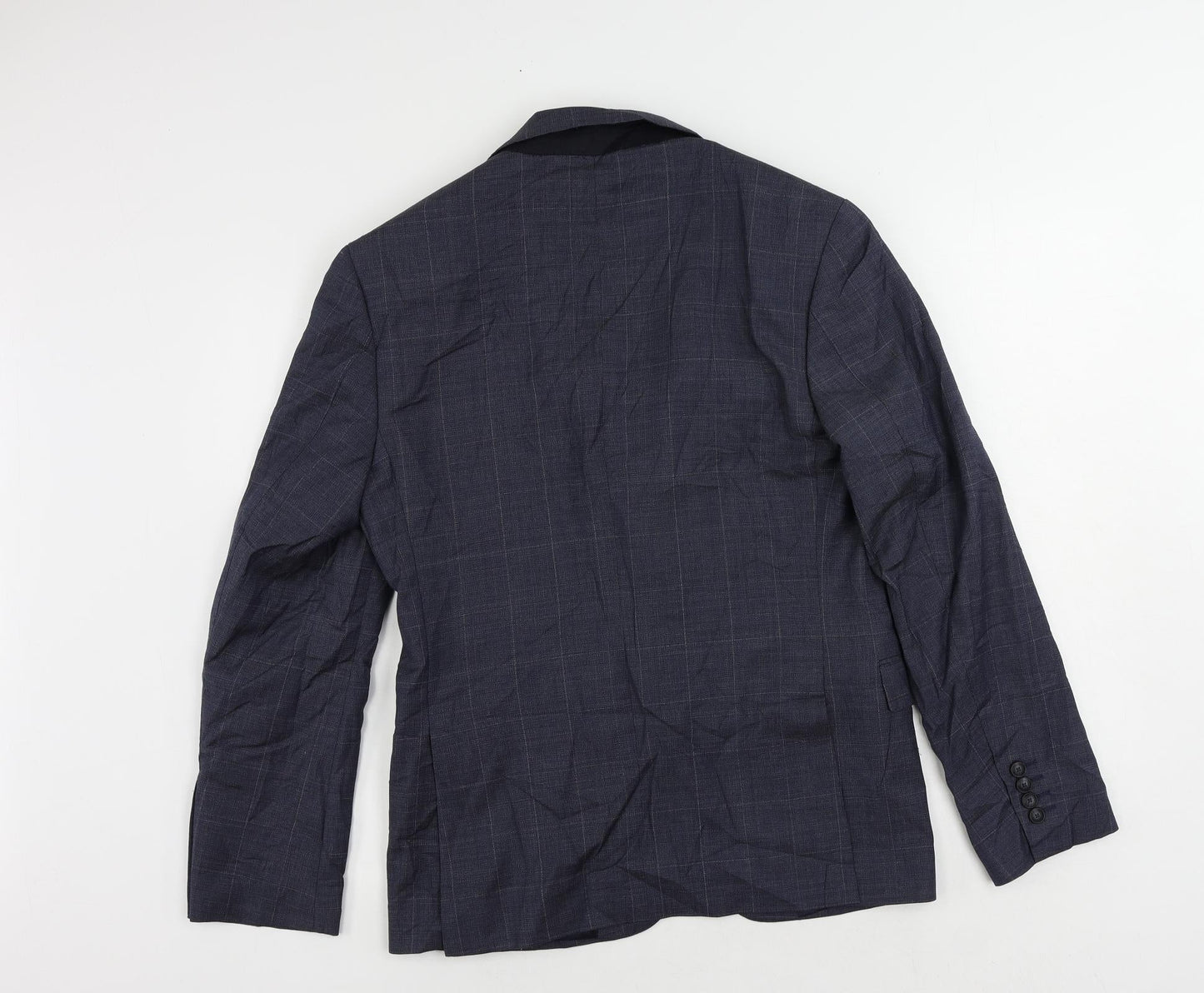 Mens UK Size 38 Marks and Spencer Regular Blue Suit Jacket