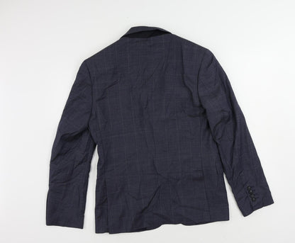 Mens UK Size 38 Marks and Spencer Regular Blue Suit Jacket