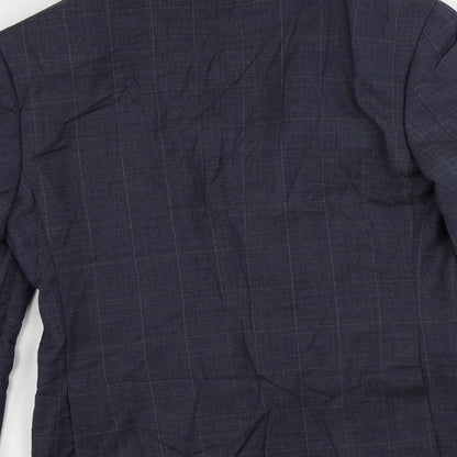 Mens UK Size 38 Marks and Spencer Regular Blue Suit Jacket