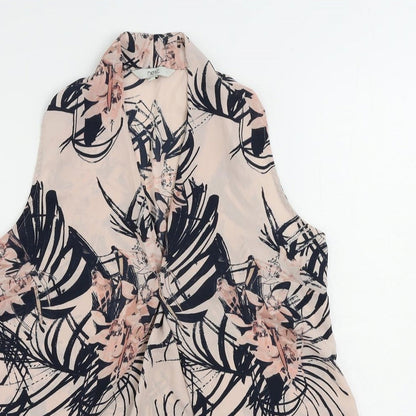 Womens UK Size 8 NEXT Pink Basic Blouse