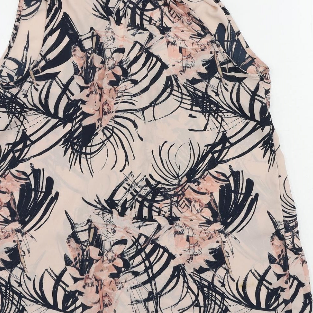 Womens UK Size 8 NEXT Pink Basic Blouse