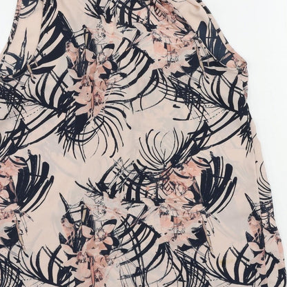 Womens UK Size 8 NEXT Pink Basic Blouse