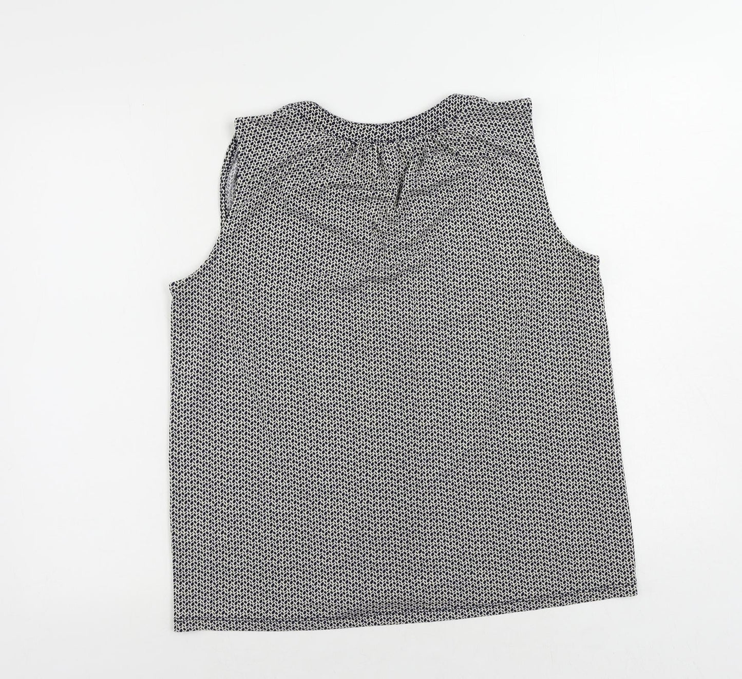 Womens UK Size S H&M Blue Basic Blouse