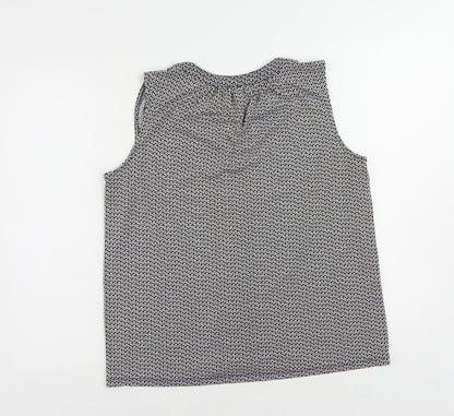 Womens UK Size S H&M Blue Basic Blouse