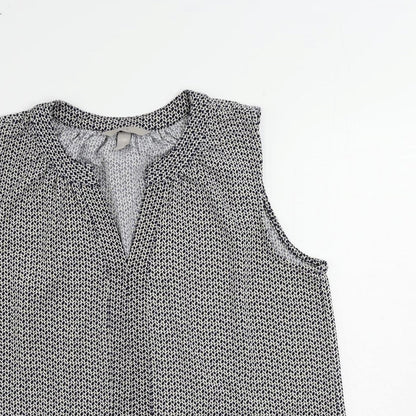 Womens UK Size S H&M Blue Basic Blouse