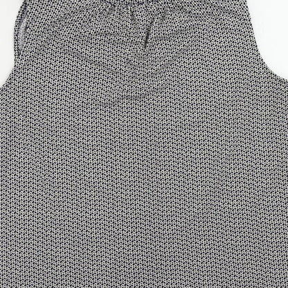 Womens UK Size S H&M Blue Basic Blouse