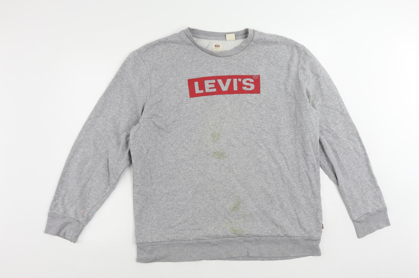 Mens UK Size L Levi's Grey Pullover Sweatshirt