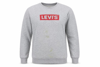 Mens UK Size L Levi's Grey Pullover Sweatshirt