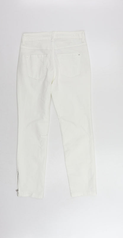 Womens UK Size 28 in Dream Jeans Regular Fit Skinny White Jeans