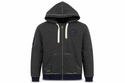 Mens UK Size S Lee Cooper Grey Full Zip Hoodie