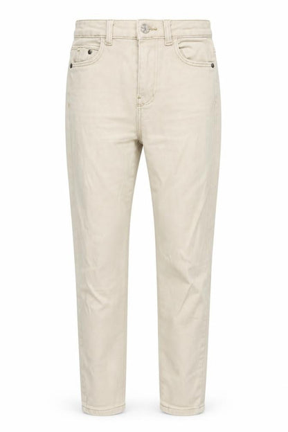 Womens UK Size 4 Bershka Regular Fit Skinny Beige Jeans
