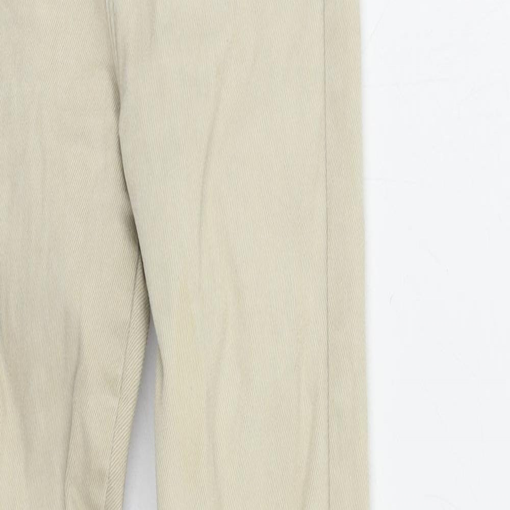 Bershka Womens Beige Cotton Skinny Jeans Size 4 L27 in Regular Zip