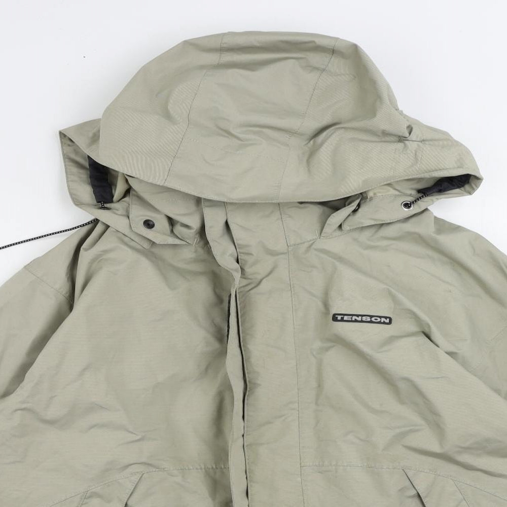 Mens UK Size S Tenson Beige Windbreaker Coat