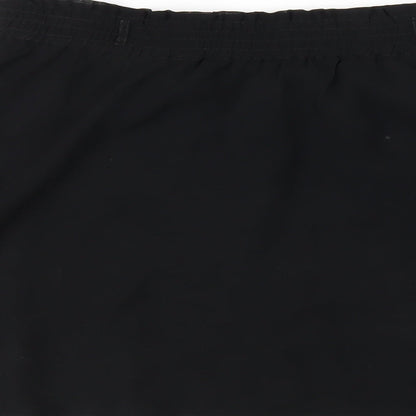Only Womens Black Polyester A-Line Skirt Size 10