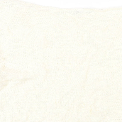 Womens UK Size S Nasty Gal Ivory Pullover Jumper
