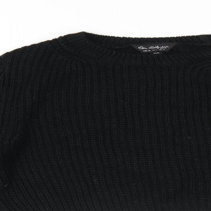 Womens UK Size 10 Miss Selfridge Black Pullover Jumper